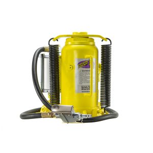Yellow Jackit 20 Ton Air/Manual Bottle Jack (Screw On Base)