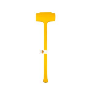 10.5 lbs. x 30 in. Polyurethane Dead Blow Hammer - 3-1/4” Diameter Face, Yellow