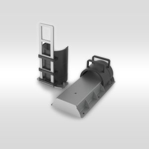 MAMMUT Safety Locking Device Set for the 91000 Jack (Contains 5-Safety Blocks, Safety Lock Holder, Eyebolt Ext., and Vertical Safety Lock Holder)