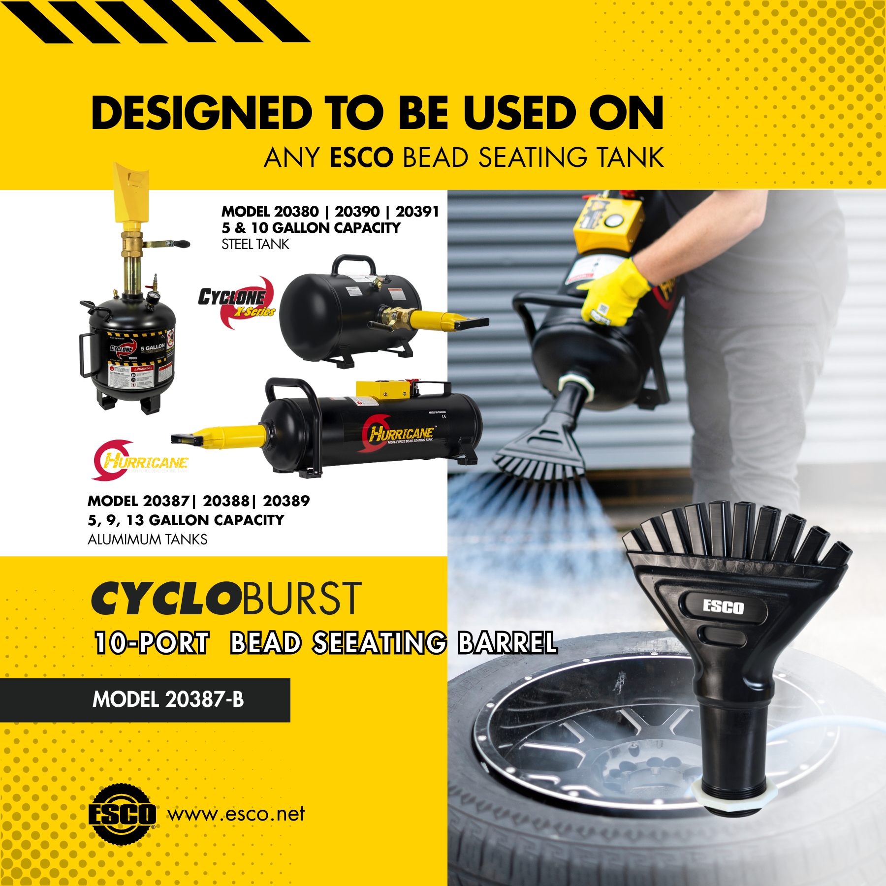 CycloBurst Barrel front view — Model 20387-B